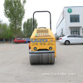 800kg Driving Vibratory Double Drum Roller With CVT Speed  